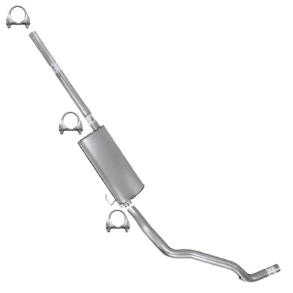 2009-2010 Dodge Ram 1500 3.7L 120" WB Exhaust Pipe with Muffler and Tail Pipe Kit | Stainless Steel