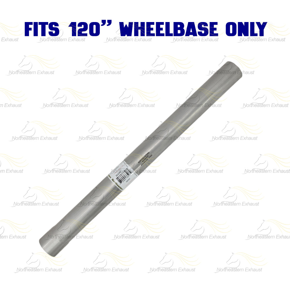 2009-2010 Dodge Ram 1500 3.7L 120" WB Exhaust Pipe with Muffler and Tail Pipe Kit | Stainless Steel