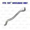 2011–2013 Ram 1500 3.7L & 4.7L 120" WB Exhaust Pipe, Muffler, Tail Pipe Kit | Stainless Steel