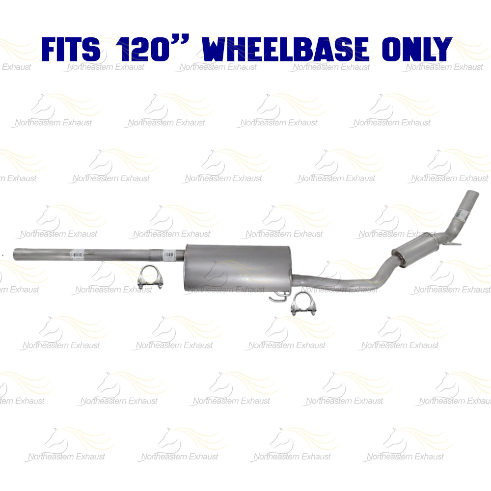 2009-2010 Dodge Ram 1500 5.7L 120in WB Exhaust Pipe, Muffler, Tail Pipe Kit | Stainless Steel