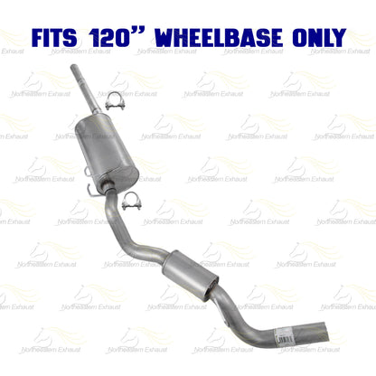 2011-2018 Ram 1500 5.7L 120in WB Exhaust Pipe, Muffler, Tail Pipe Kit | Stainless Steel