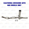 2004-2006 Ford F-150 4WD Pair of Catalytic Converter | Stainless Steel | EPA Approved