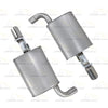 2016-2019 Ford Explorer 3.5L Front & Rear Y pipe w/ Pair of Mufflers Kit | Stainless Steel