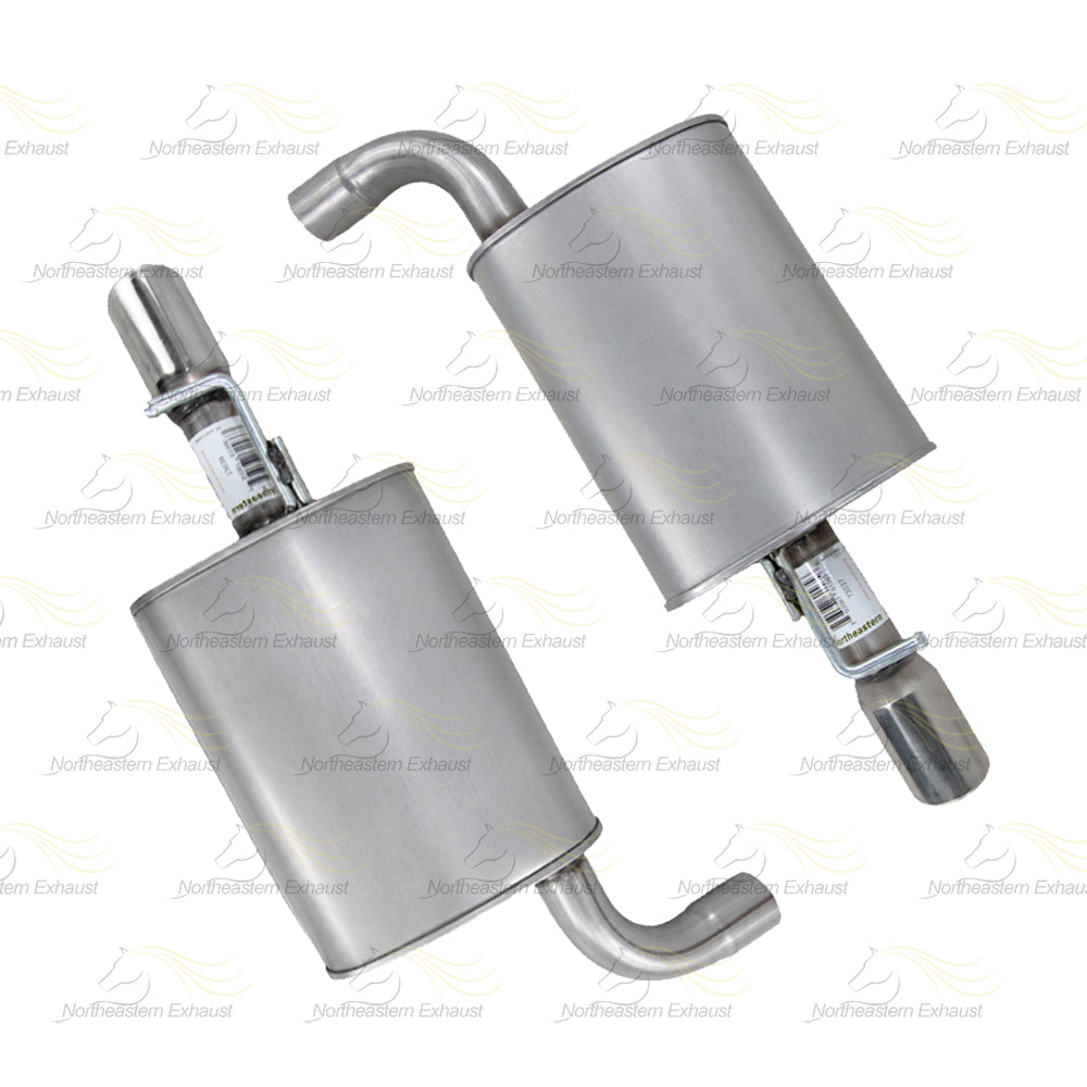 2016-2019 Ford Explorer 3.5L Front & Rear Y pipe w/ Pair of Mufflers Kit | Stainless Steel