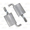 2016-19 Ford Explorer 3.5L Front & Rear Y Pipe w/ Resonator & Pair of Mufflers Kit | Stainless Steel