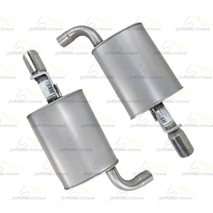 2016-19 Ford Explorer 3.5L Front & Rear Y Pipe w/ Resonator & Pair of Mufflers Kit | Stainless Steel