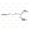 2016-2019 Ford Explorer 3.5L Resonator & Y Pipe w/ Pair of Mufflers Kit | Stainless Steel