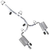 2016-2019 Ford Explorer 3.5L Rear  Y Pipe w/ Pair of Mufflers Kit | Stainless Steel