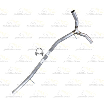 2016-2019 Ford Explorer 3.5L Rear  Y Pipe w/ Pair of Mufflers Kit | Stainless Steel