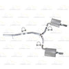 2016-2019 Ford Explorer 3.5L Rear  Y Pipe w/ Pair of Mufflers Kit | Stainless Steel
