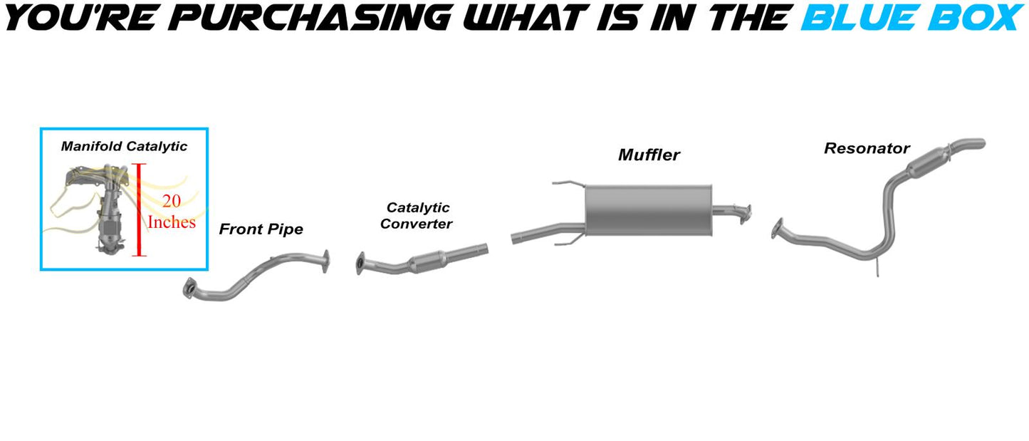 2008-2014 Scion XB 2.4L Exhaust Manifold Catalytic Converter