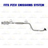 2010-2011 Mazda 3 2.0L Rear Catalytic Converter w/ Exhaust Pipe Kit | Stainless Steel | EPA Approved