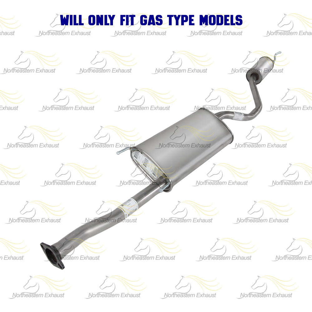 2014-2016 Toyota Highlander 3.5L Stainless Steel Exhaust Pipe Muffler Resonator Kit
