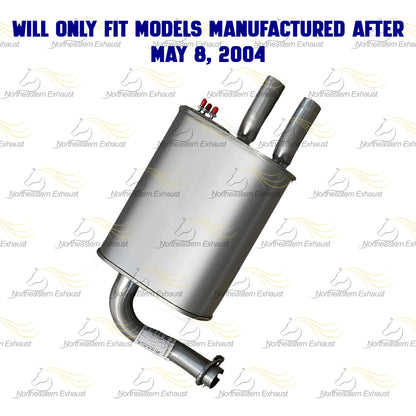 2004-2008 Nissan Maxima 3.5L Stainless Steel Exhaust Passenger Side Muffler