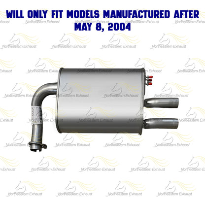 2004-2008 Nissan Maxima 3.5L Stainless Steel Exhaust Passenger Side Muffler