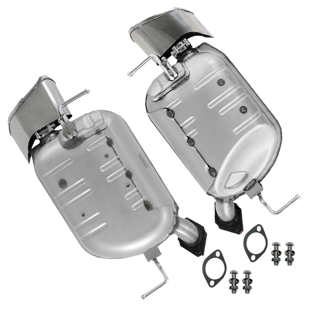 2007 Mazda CX-9 3.5L & 2008-2012 Mazda CX-9 3.7L Exhaust Pair of Muffler | Stainless Steel