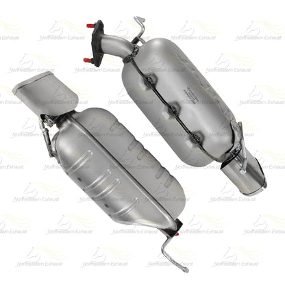 2007 Mazda CX-9 3.5L & 2008-2012 Mazda CX-9 3.7L Exhaust Pair of Muffler | Stainless Steel