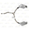 2008-2012 Mazda CX-9 3.7L Exhaust Y Pipe with Pair of Mufflers Kit | Stainless Steel