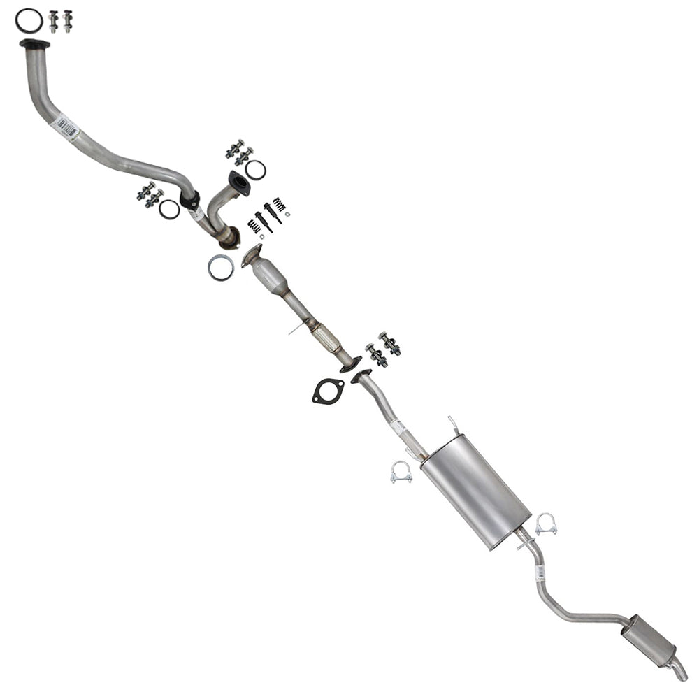 EPA Catalytic Front & Y Pipe Muffler Resonator Kit fits: 2014-16 Highlander 3.5L