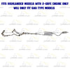 2014-2016 Toyota Highlander 3.5L EPA Approved Complete Exhaust Kit