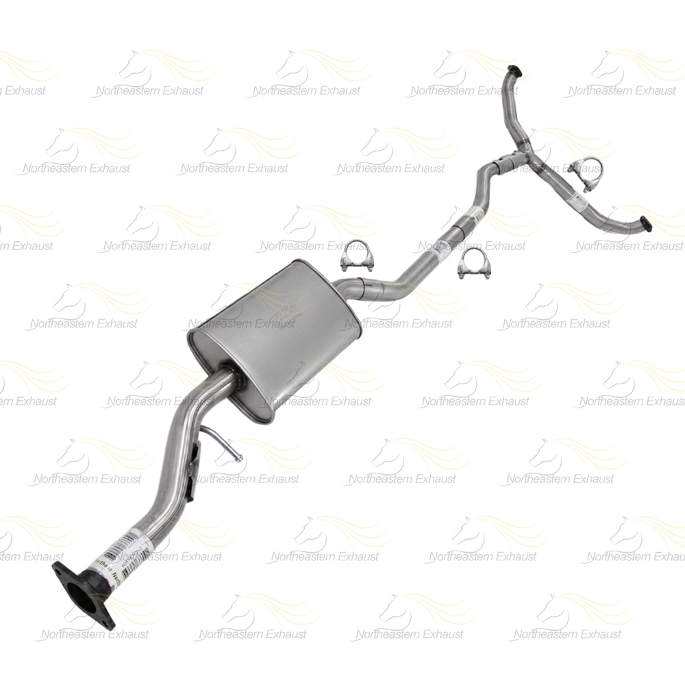 2007 Mazda CX-9 3.5L Exhaust Resonator Y Pipe with Pair of Mufflers Kit | Stainless Steel