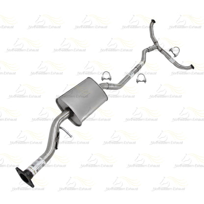 2007 Mazda CX-9 3.5L Exhaust Resonator Y Pipe with Pair of Mufflers Kit | Stainless Steel