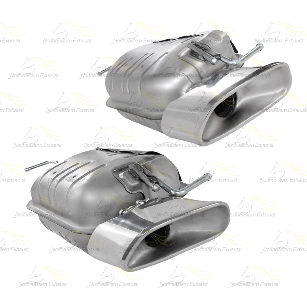 2007 Mazda CX-9 3.5L Exhaust Resonator Y Pipe with Pair of Mufflers Kit | Stainless Steel