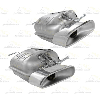 2007 Mazda CX-9 3.5L Exhaust Resonator Y Pipe with Pair of Mufflers Kit | Stainless Steel