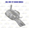 2011-2013 Volkswagen Jetta 2.5L Direct-Fit Exhaust Rear Muffler