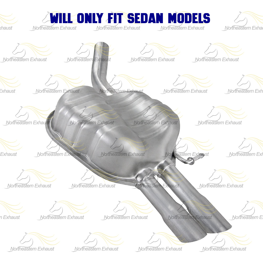 2011-2013 Volkswagen Jetta 2.5L Direct-Fit Exhaust Rear Muffler