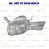2011-2013 Volkswagen Jetta 2.5L Direct-Fit Exhaust Rear Muffler