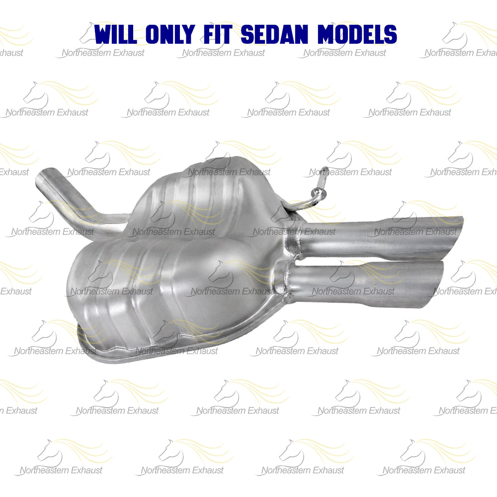 2011-2013 Volkswagen Jetta 2.5L Direct-Fit Exhaust Rear Muffler