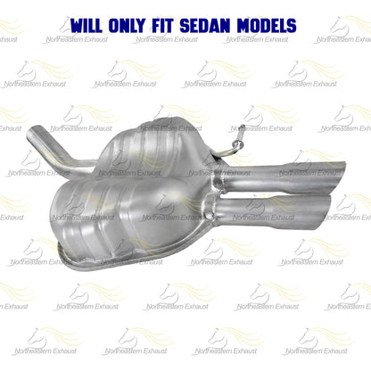 2011-2013 Volkswagen Jetta 2.5L Direct-Fit Exhaust Rear Muffler