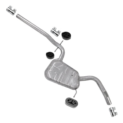 2011-2013 Volkswagen Jetta 2.5L Direct-Fit Exhaust Center Muffler Assembly