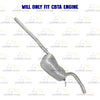 2011-2013 Volkswagen Jetta 2.5L Direct-Fit Exhaust Center Muffler Assembly