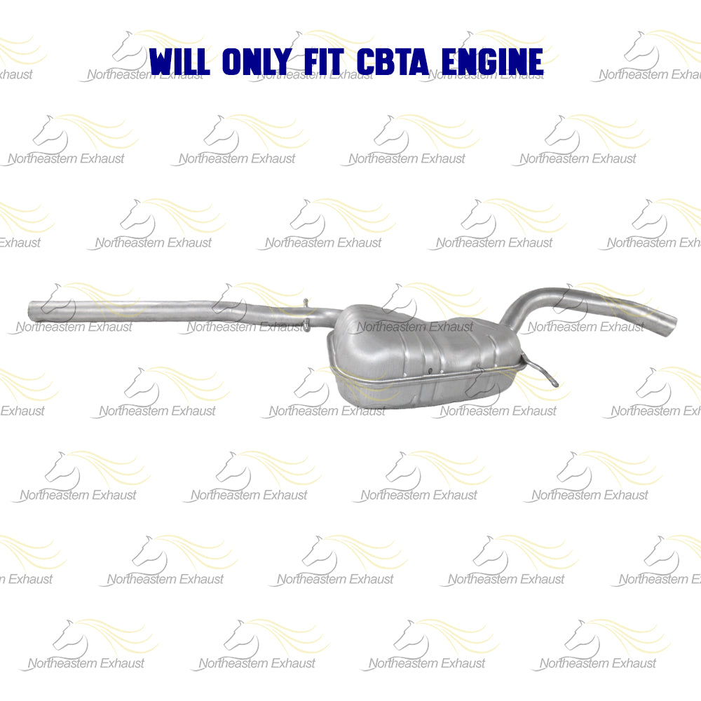 2011-2013 Volkswagen Jetta 2.5L Direct-Fit Exhaust Center Muffler Assembly