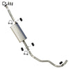 Exhaust Intermediate Pipe, Muffler and Tail Pipe for 1996-1997 Chevrolet S10, GMC Sonoma and Isuzu Hombre 2.2L