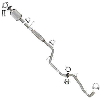 2010-2011 Mazda 3 2.0L Rear Catalytic w/ Exhaust Pipes Kit | Stainless Steel | PZEV EMISSION
