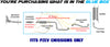 2010-2011 Mazda 3 2.0L Rear Catalytic w/ Exhaust Pipes Kit | Stainless Steel | PZEV EMISSION