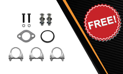 2010-2011 Mazda 3 2.0L Rear Catalytic w/ Exhaust Pipes Kit | Stainless Steel | PZEV EMISSION