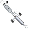 2010-2012 Ford Fusion 2.5L Rear Catalytic w/ Resonator Pipe Exhaust Kit | Stainless Steel