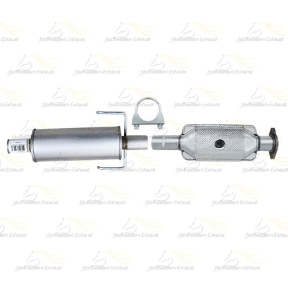 2010-2012 Ford Fusion 2.5L Rear Catalytic w/ Resonator Pipe Exhaust Kit | Stainless Steel