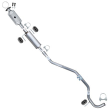 2010-2011 Mercury Milan 2.5L Rear Catalytic w/ Resonator & Intermediate Pipe Kit | Stainless Steel