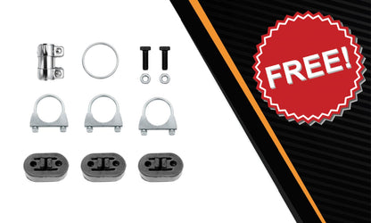 2010-2011 Mercury Milan 2.5L Rear Catalytic w/ Resonator & Intermediate Pipe Kit | Stainless Steel