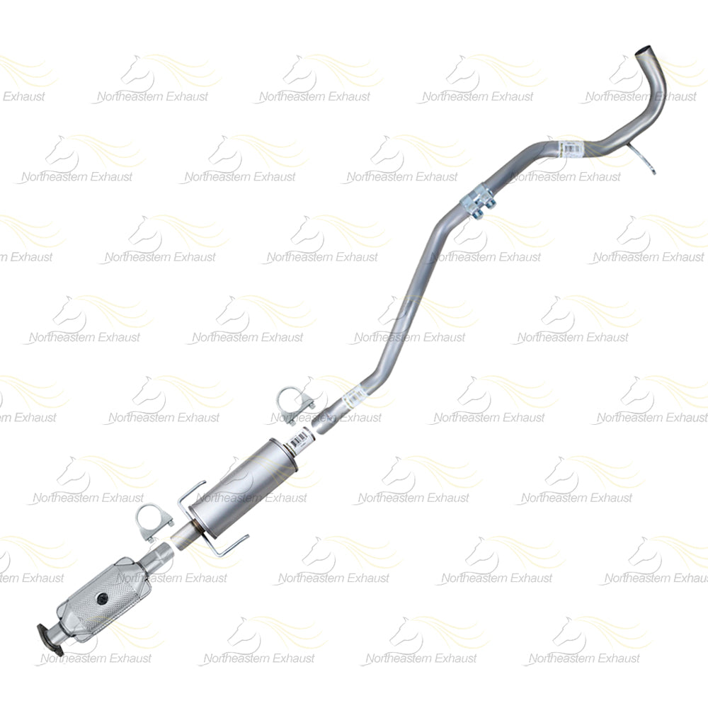 2010-2012 Ford Fusion 2.5L Rear Catalytic w/ Resonator & Intermediate Pipe Kit | Stainless Steel