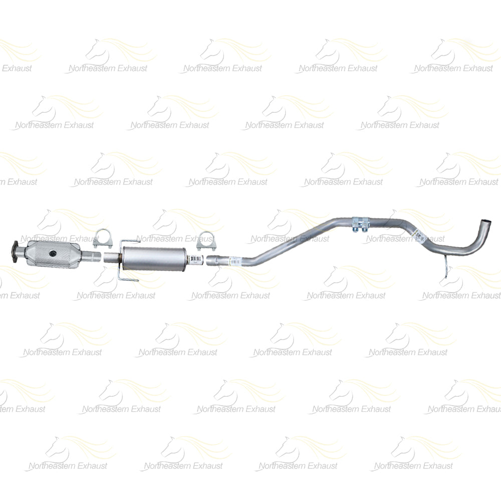 2010-2012 Ford Fusion 2.5L Rear Catalytic w/ Resonator & Intermediate Pipe Kit | Stainless Steel