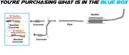 2012-2015 Toyota Tacoma 4.0L EPA Approved Exhaust Pair of Manifold
