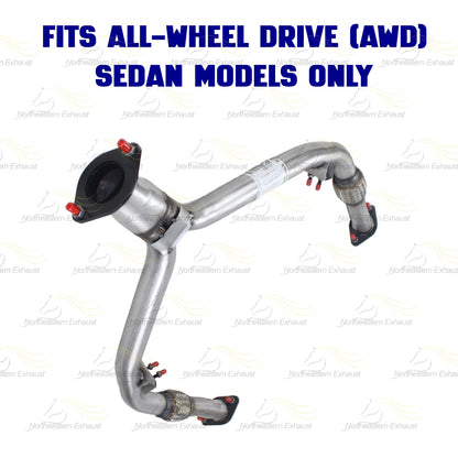 2009-2013 Infiniti G37 3.7L Exhaust Front Flex Y Pipe | AWD with Sedan Models | Stainless Steel