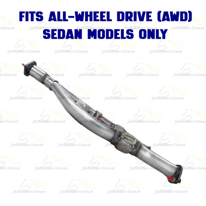 2009-2013 Infiniti G37 3.7L Exhaust Front Flex Y Pipe | AWD with Sedan Models | Stainless Steel