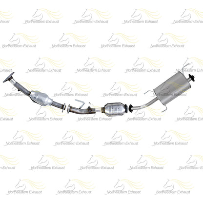 2015-2018 Chevy City Express 2.0L EPA Front & Rear Catalytic Muffler Kit